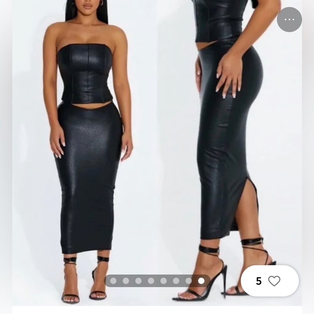 NWT Naked Wardrobe Long Black Skirt